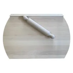 Mattarello Legno con asse faggio Finger Joint 58x32 cm (32cm) Natural 331 MAT - immagine 1