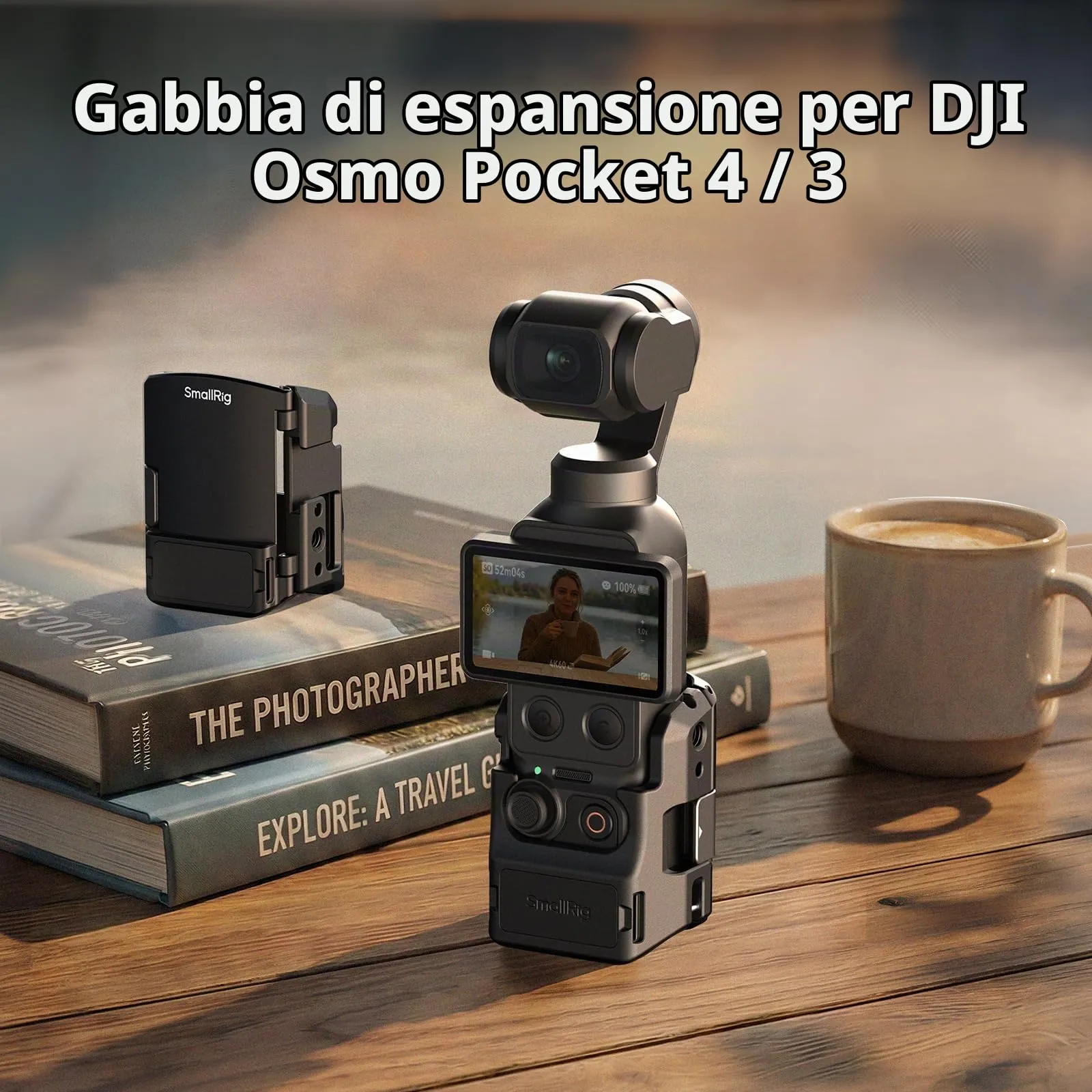 SMALLRIG Gabbia Protettiva in Alluminio per DJI Osmo Pocket 3/ 4/ 4P - 6002 - immagine 2