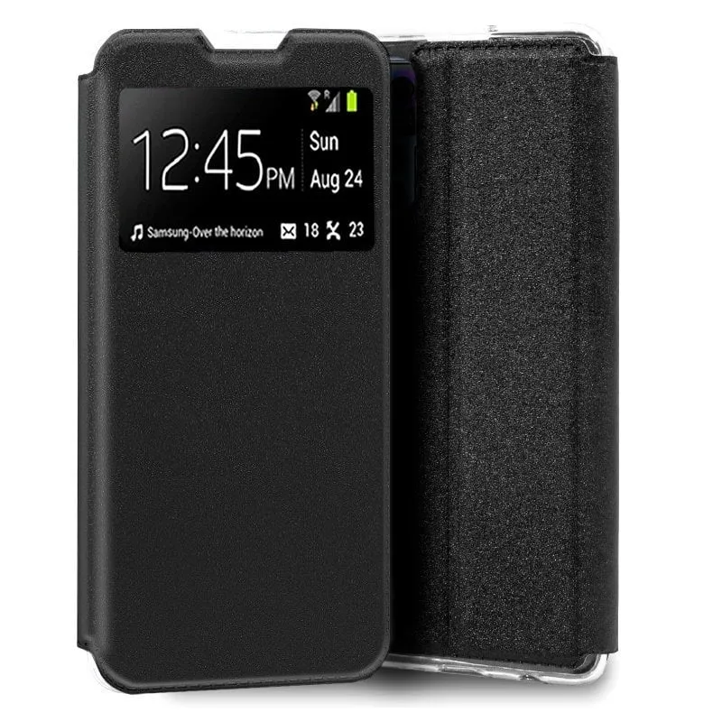 Fantastica custodia Flip Cover liscia nera per TCL 30/30 Plus/30 5G - immagine 1