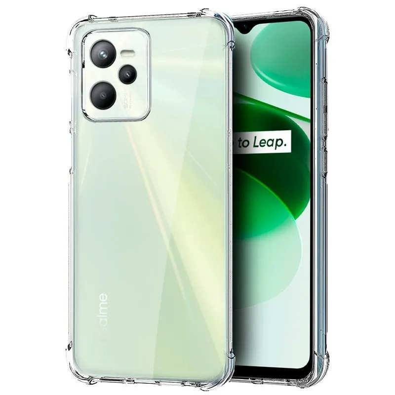 Fantastica custodia antishock trasparente per Realme C35/Narzo 50A Prime - immagine 1