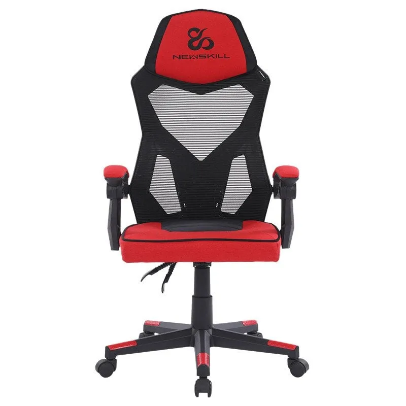 Sedia da gaming Newskill Eros con rete ergonomica rossa - immagine 1