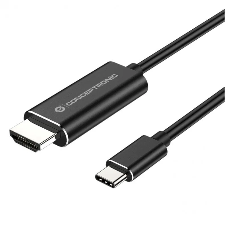 Cavo Conceptronic ABBY04B da USB-C maschio a HDMI maschio 4K 2 m Nero - immagine 1