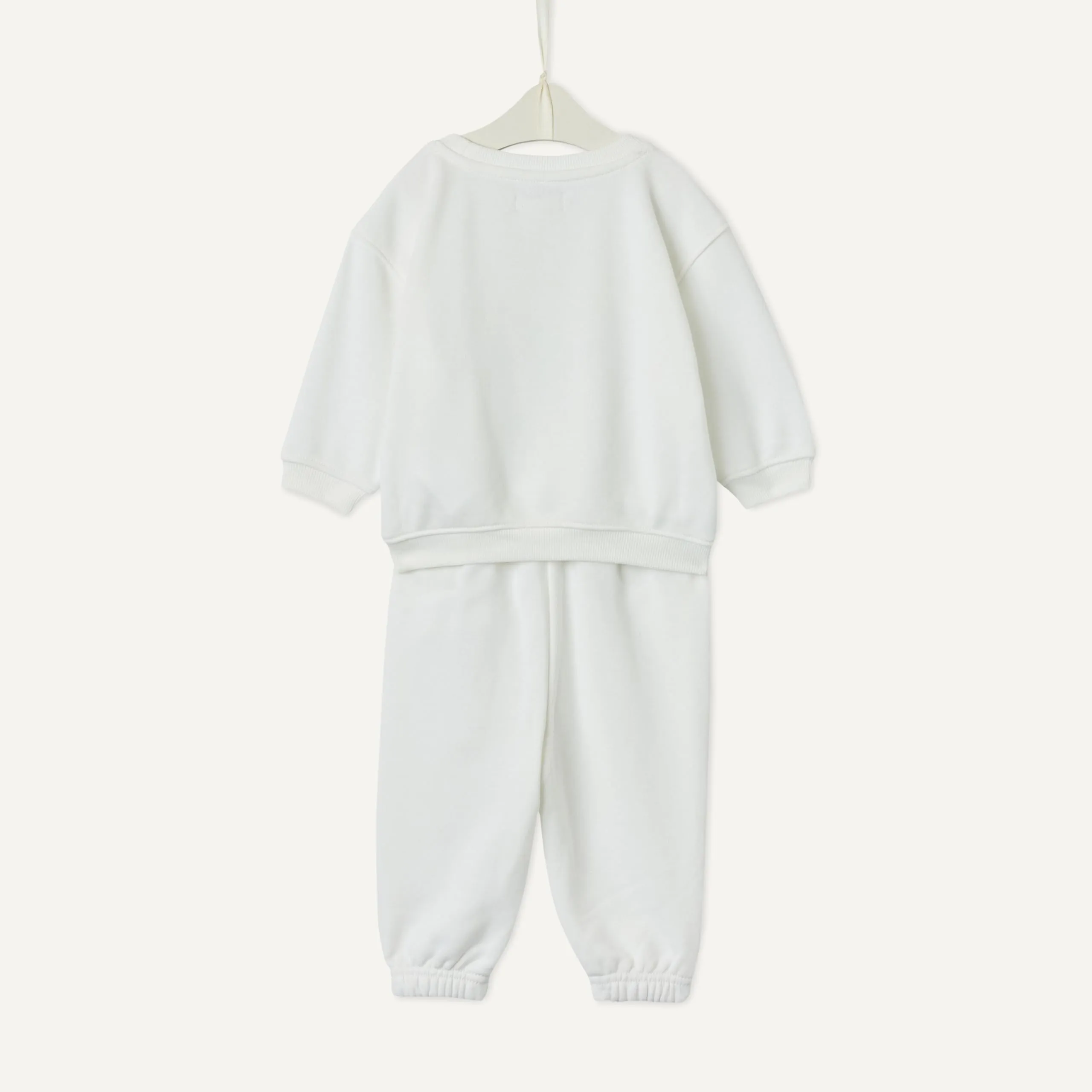 Amazon Essentials x Sofia Grainge Set Con Felpa E Pantaloni Sportivi Bimbo 0-24, Gufi Blu Pallido, 6-9 mesi - immagine 6
