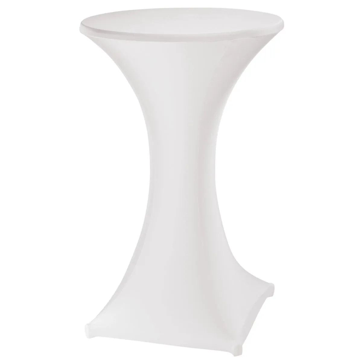 ERWIN M. Copritavolo alto Selm; 80x110 cm (ØxH); bianco; rotonda - immagine 1