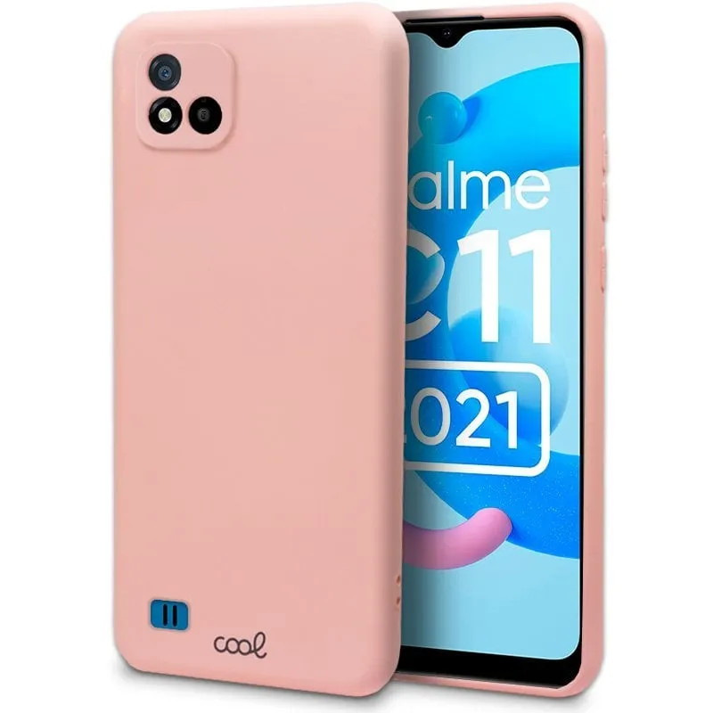 Custodia Cover rosa freddo per Realme C11 2021 - immagine 1