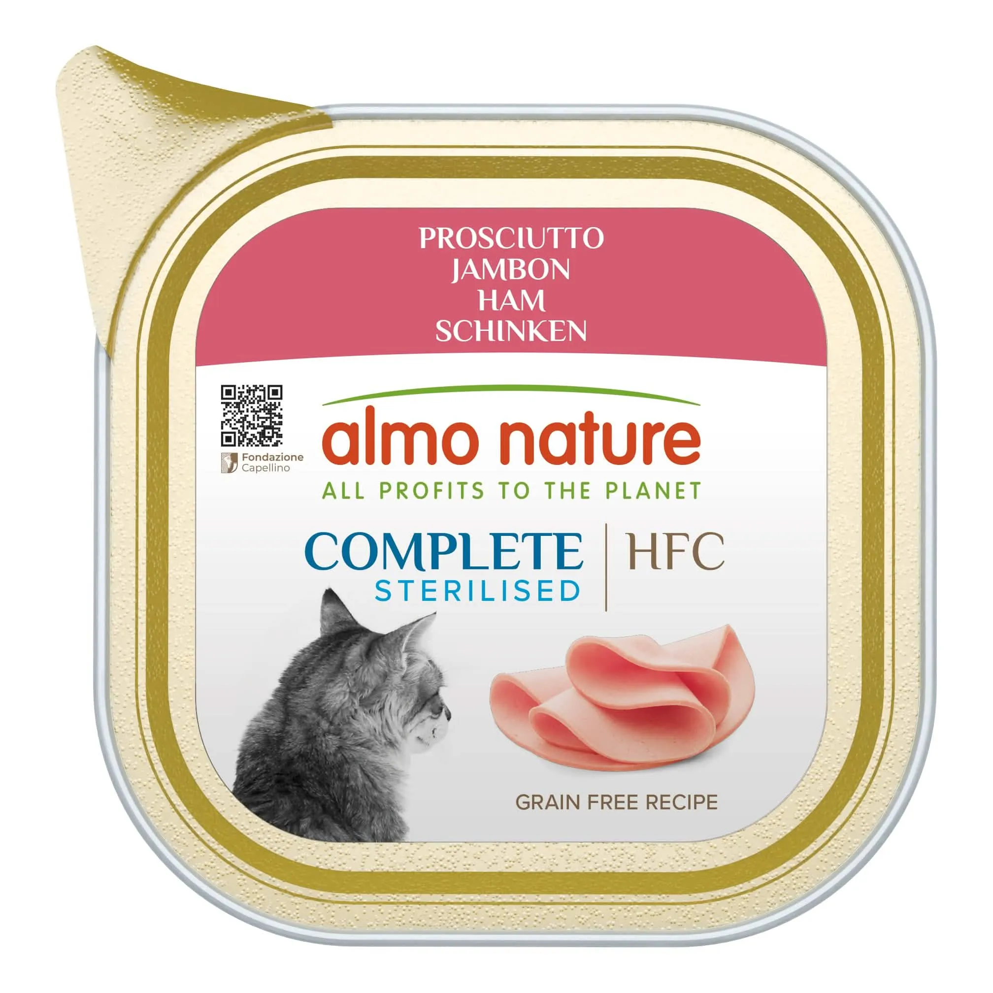 Hfc cat complete sterilizzato prosciutto 85 g - immagine 1