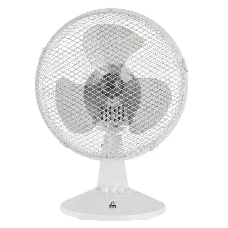 Ventilatore da Tavolo FM Calefacción SB-123 25W 23cm 2 Velocità Silenzioso Oscillante - immagine 1