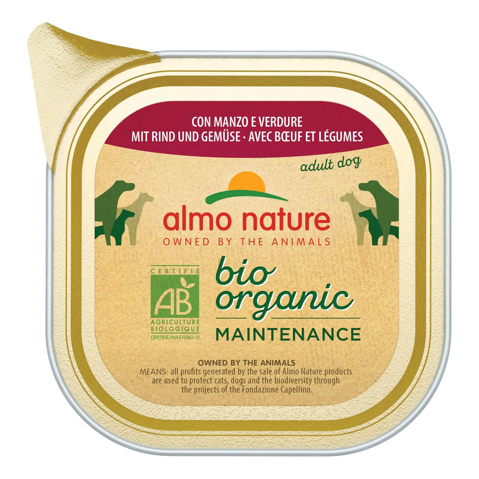 Daily menu bio dog manzo e verdure 100 g - immagine 1