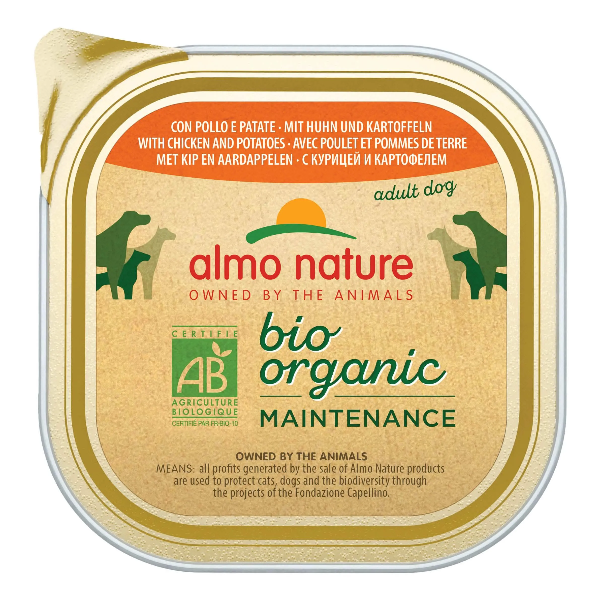 Daily menu bio dog pollo/patate 300 g - immagine 1