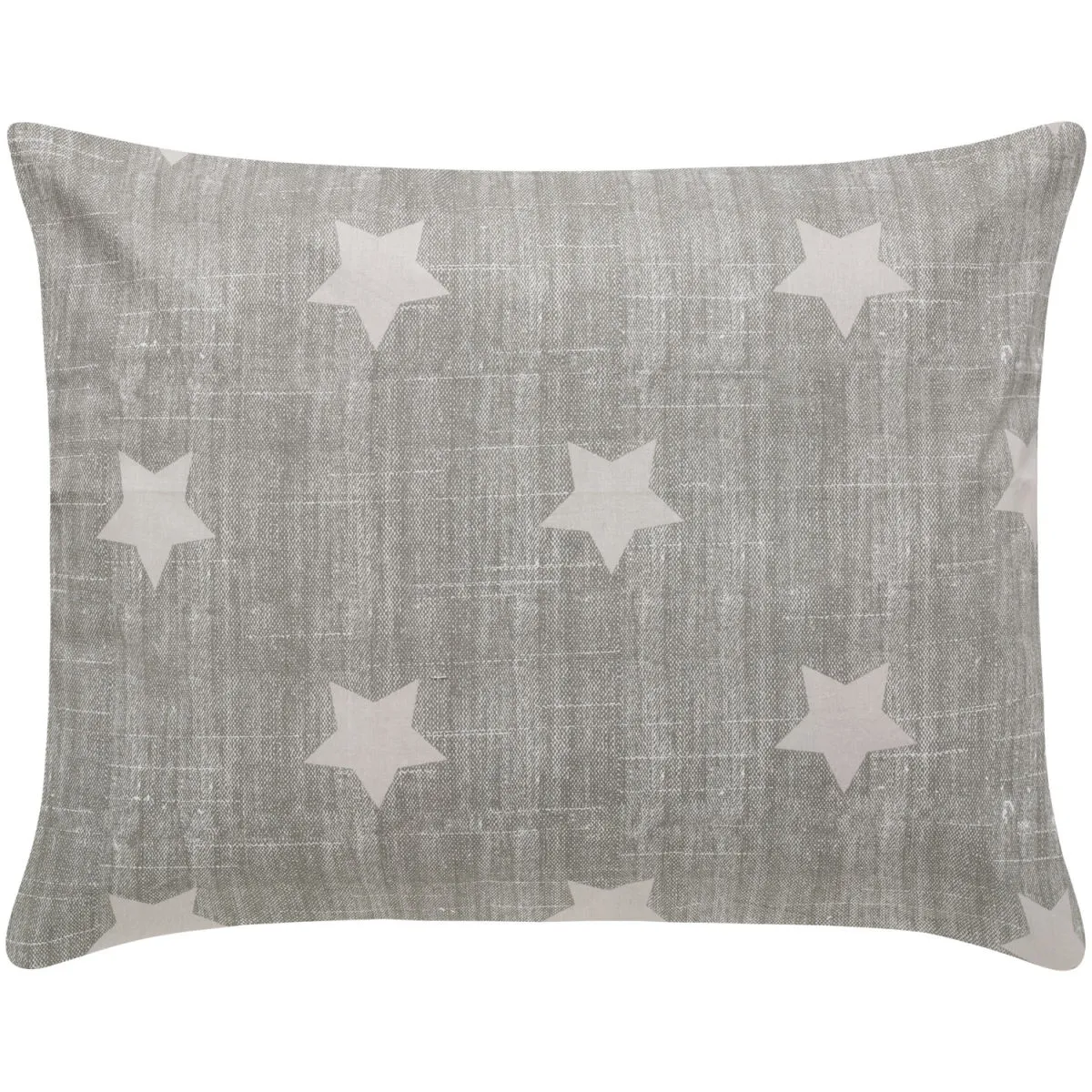 2x ERWIN M. Federa cuscino Stern; 65x100 cm (LxL); grigio; 2 pz. / Pacco - immagine 1