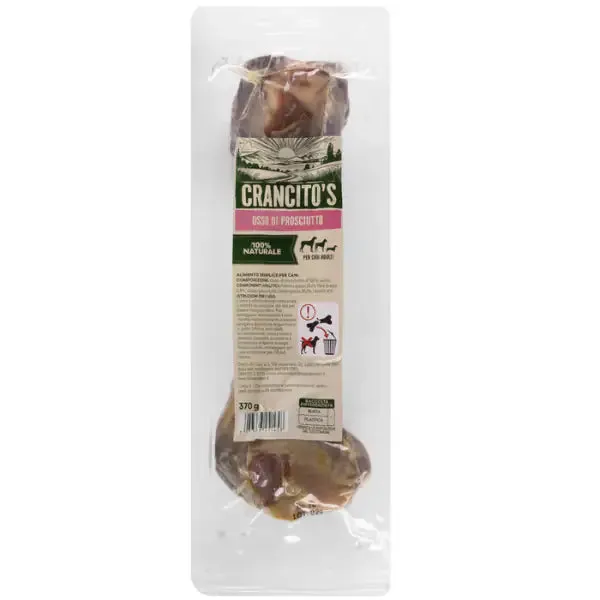 Crancito's snack naturale Dog Adult Osso di prosciutto 370 gr - immagine 1