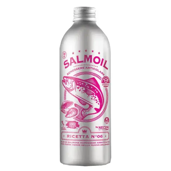Salmoil olio di salmone per cani e gatti Benessere articolare 250 ml - immagine 1