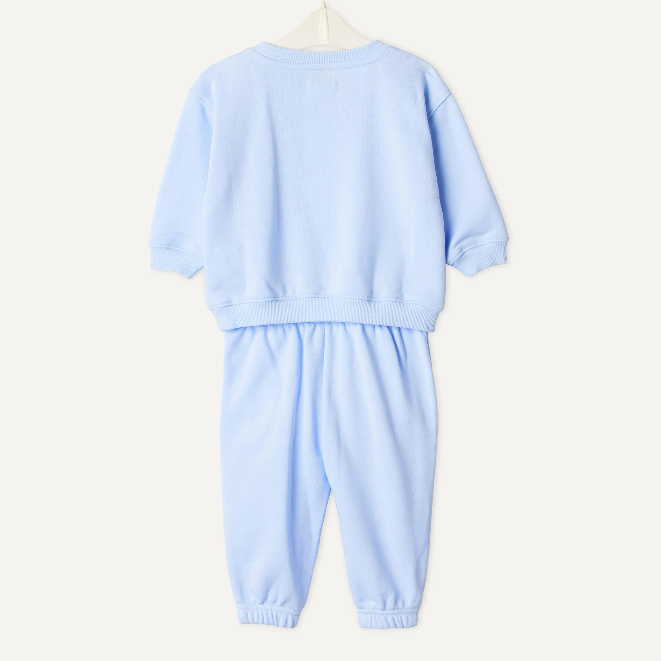 Amazon Essentials x Sofia Grainge Set Con Felpa E Pantaloni Sportivi Bimbo 0-24, Blu Chiaro, 0-3 mesi - immagine 6