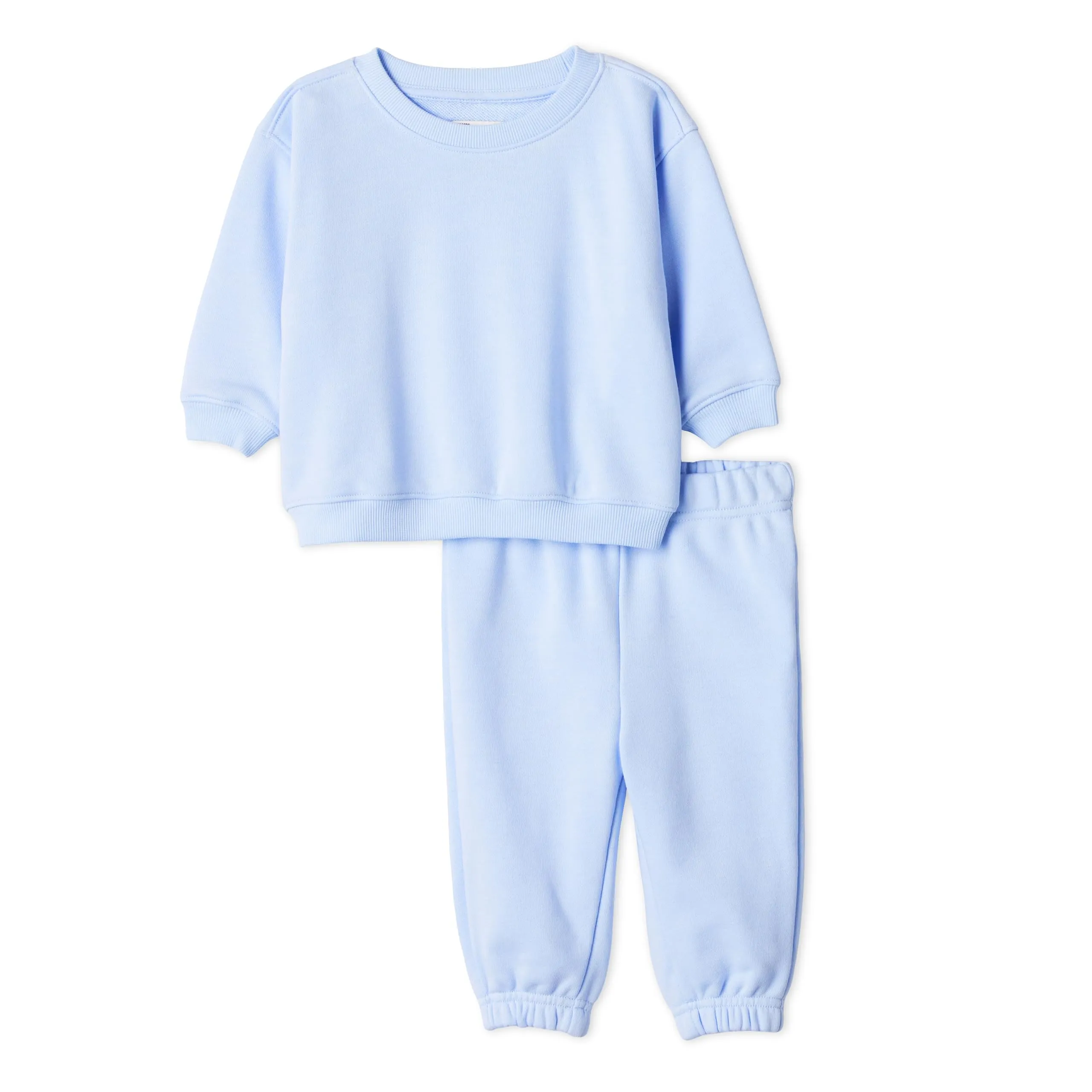 Amazon Essentials x Sofia Grainge Set Con Felpa E Pantaloni Sportivi Bimbo 0-24, Blu Chiaro, 24 mesi - immagine 1