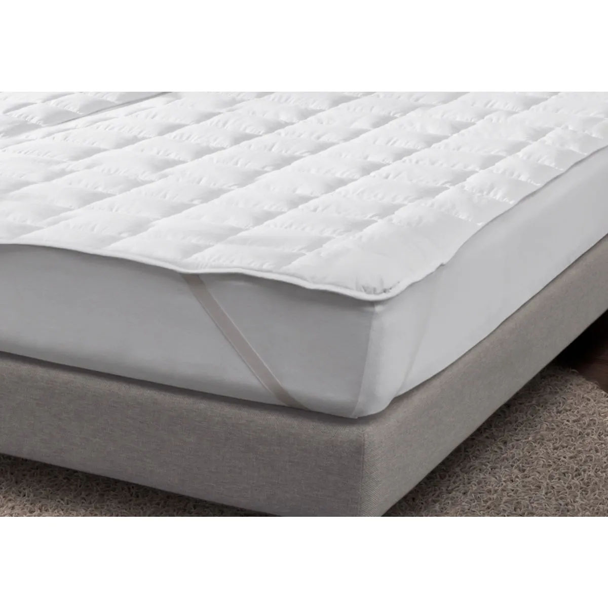 ERWIN M. Topper Basic Dream; 180x200x3 cm (LxLxH); bianco - immagine 1