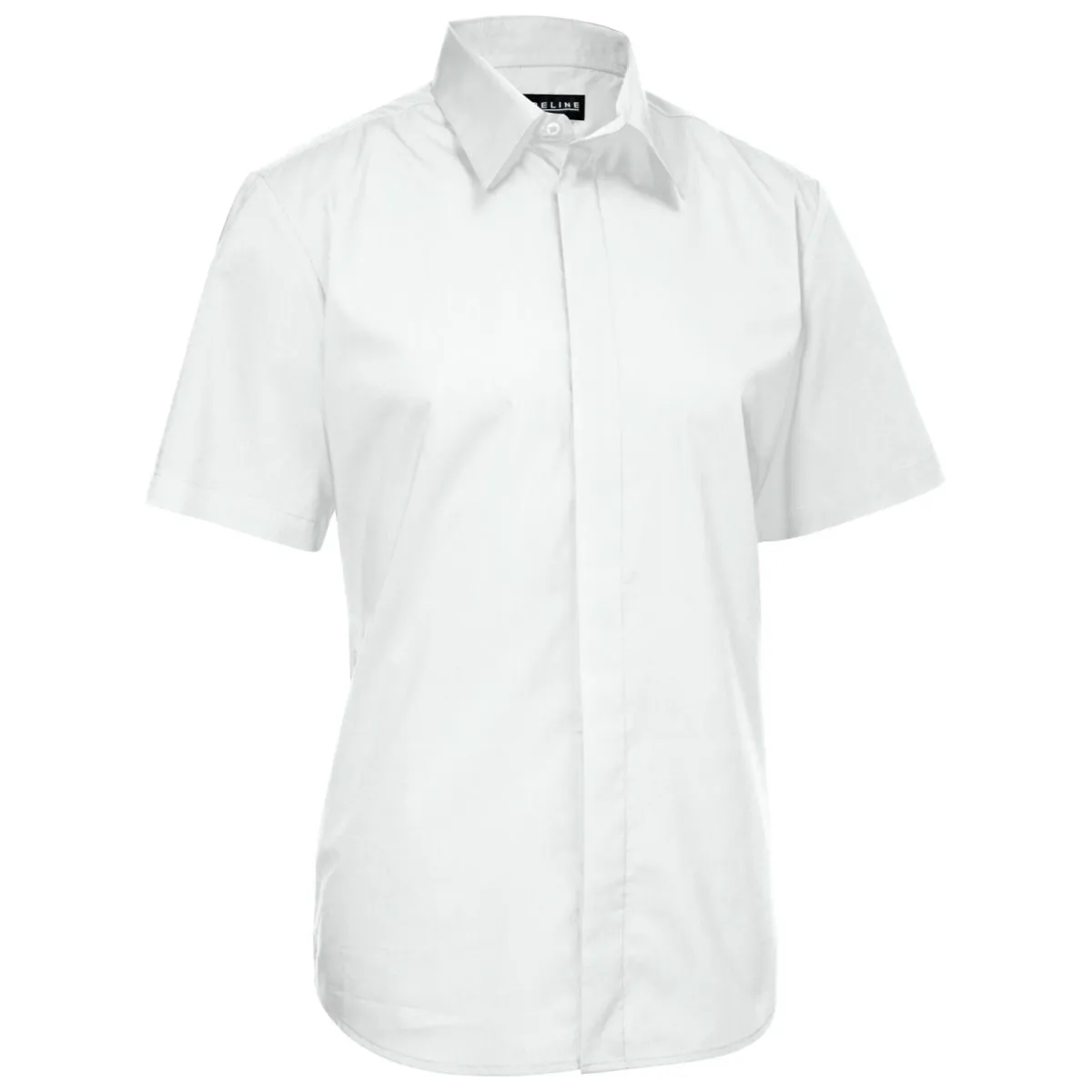 JOBELINE Camicia da uomo Noah maniche corte; Taglia 43/44; bianco - immagine 1