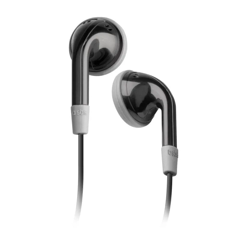 SBS Duo Cuffie Stereo con Microfono Integrato Nere - immagine 1