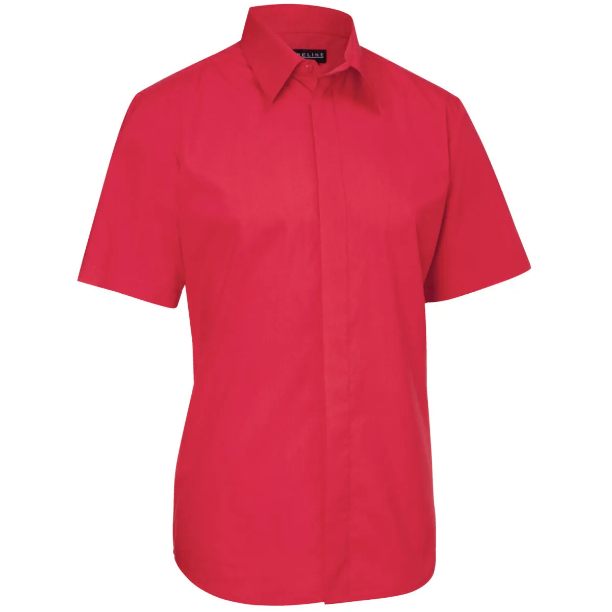 JOBELINE Camicia da uomo Noah maniche corte; Taglia 41/42; rosso - immagine 1