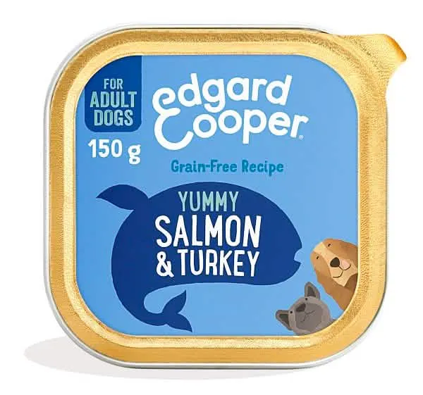 Edgard&cooper dog export cup salmon & turkey 150 g - immagine 1