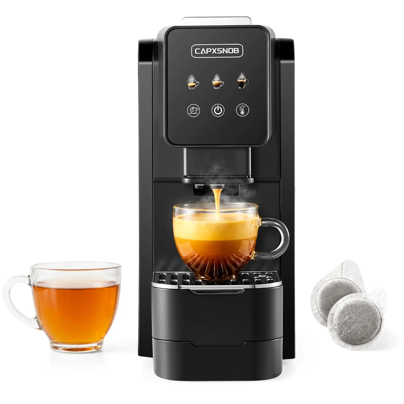 Casabar1 Macchina da Caffè per Cialde E.S.E. 44mm, Touchscreen, 4 Bevande - immagine 1