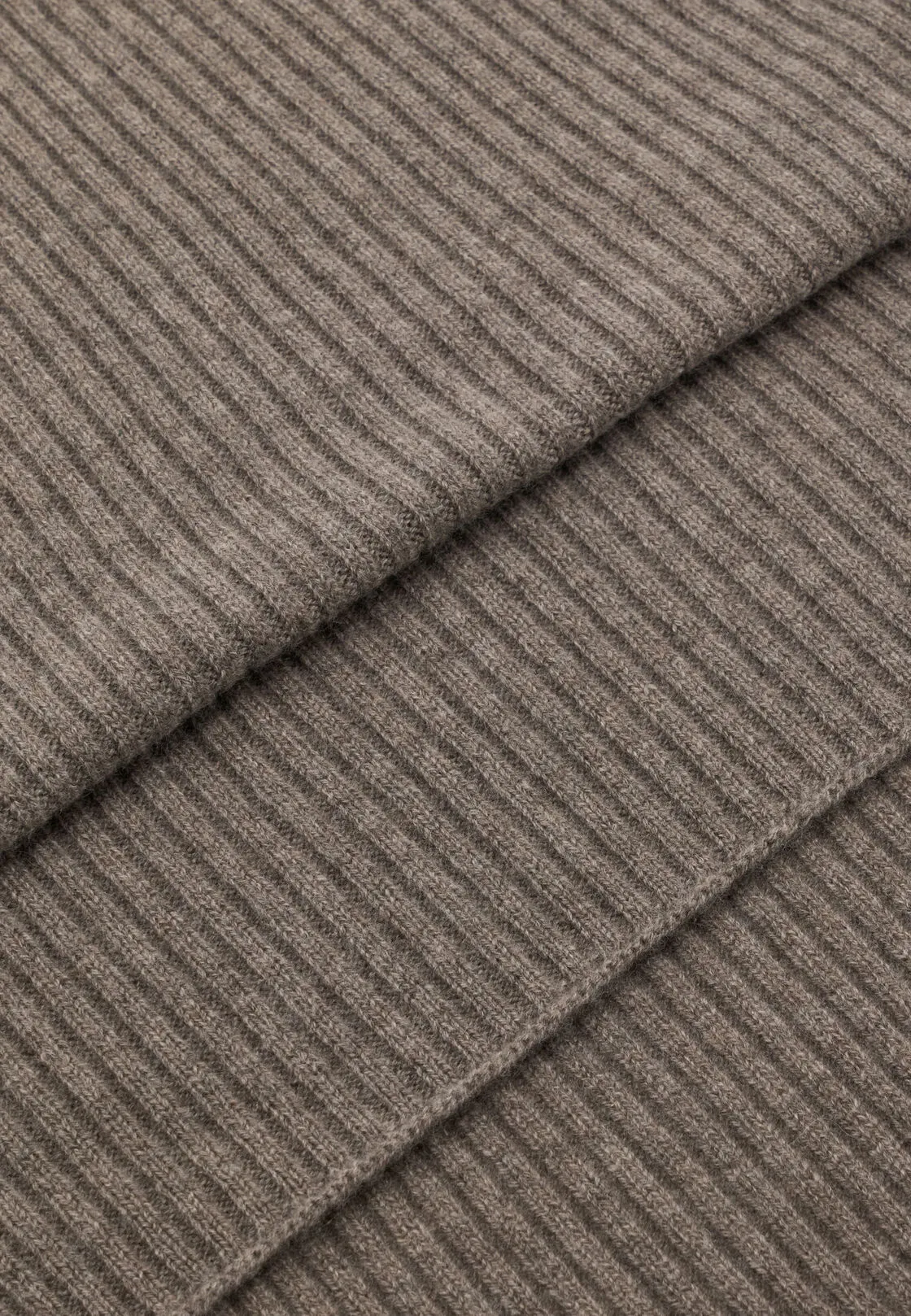Boggi, Sciarpa A Coste In Puro Cashmere, Uomo, Taupe - immagine 2