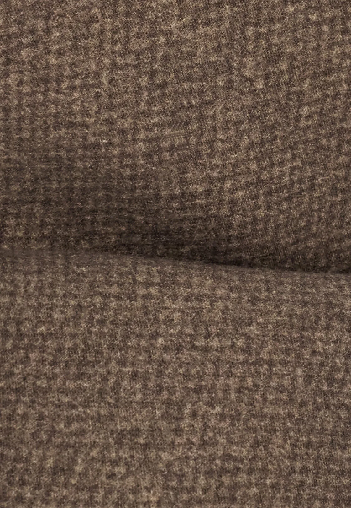 Boggi, Cravatta Stampa Motivo Armatura In Lana Cashmere, Uomo, Marrone - immagine 2