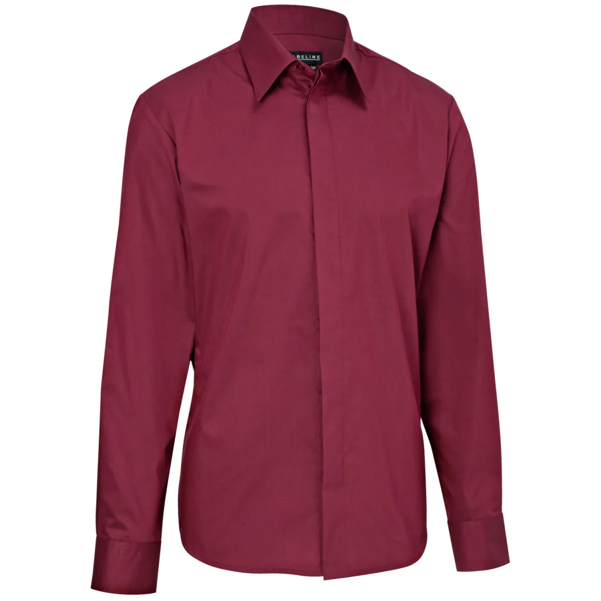 JOBELINE Camicia da uomo Noah maniche lunghe; Taglia 43/44; bordeaux - immagine 1