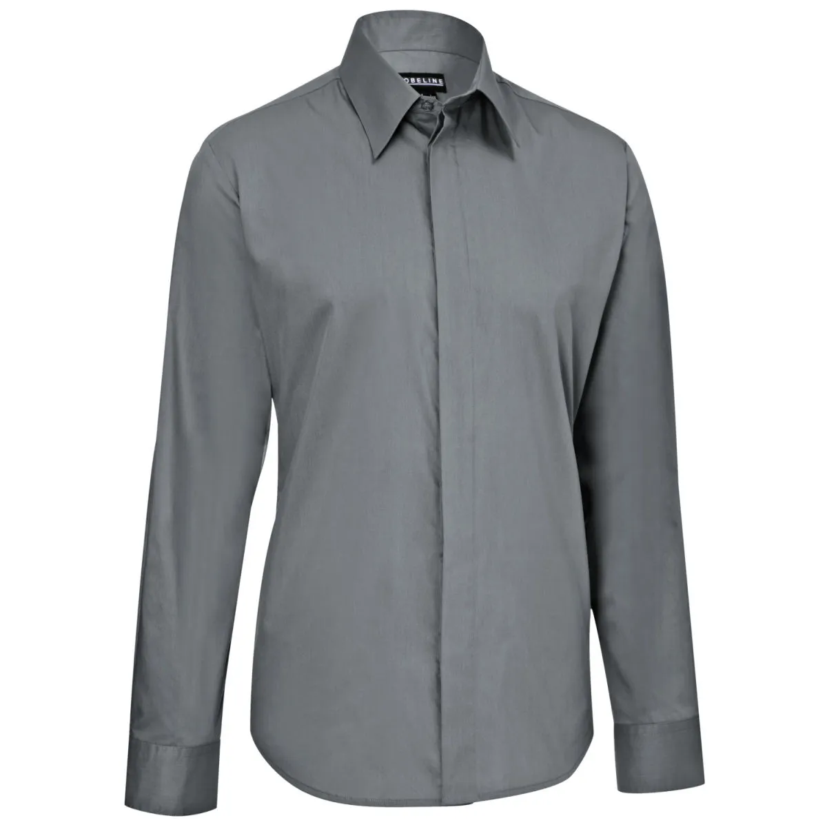 JOBELINE Camicia da uomo Noah maniche lunghe; Taglia 43/44; grigio - immagine 1
