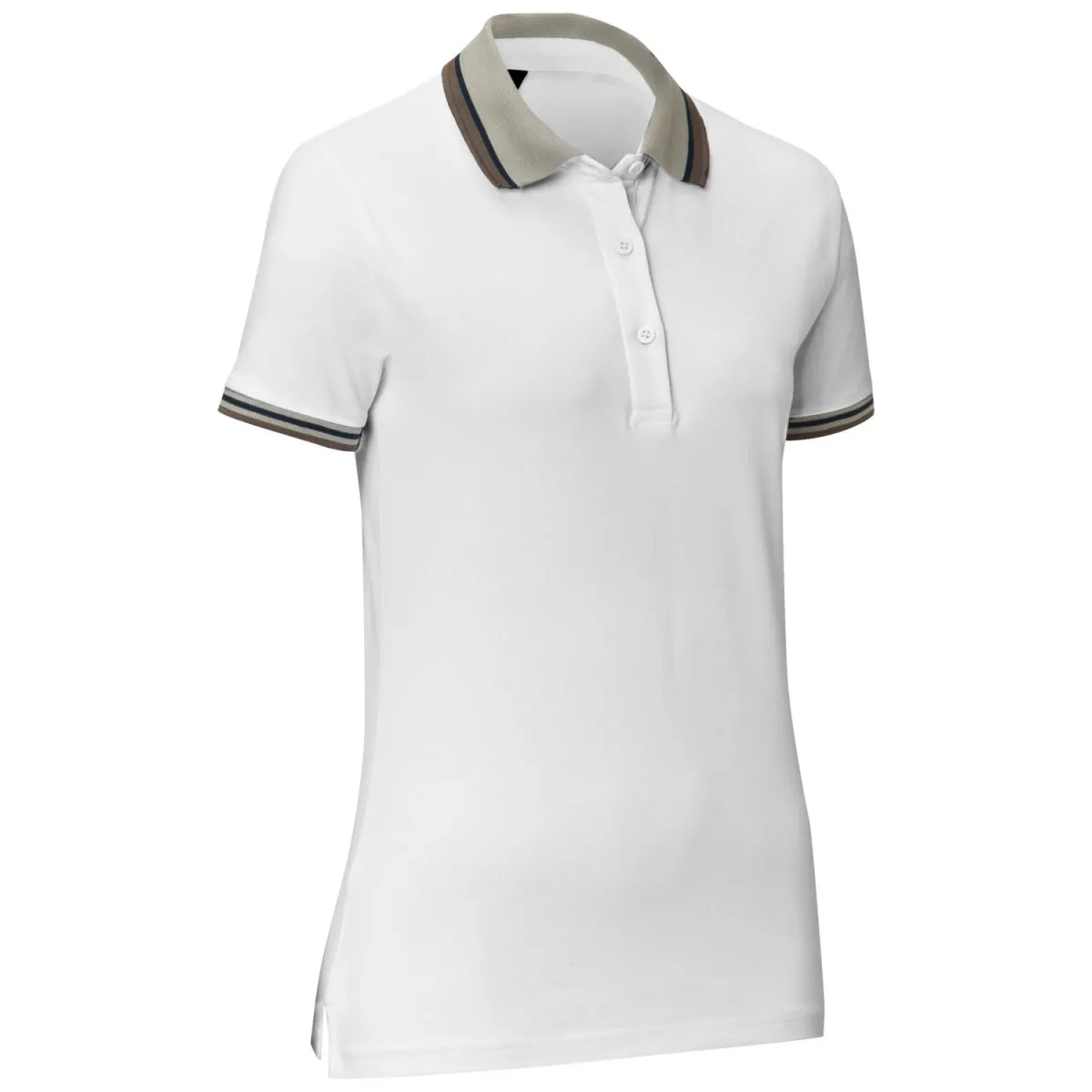 JOBELINE Polo da donna Cato Line; Taglia XS; bianco - immagine 1