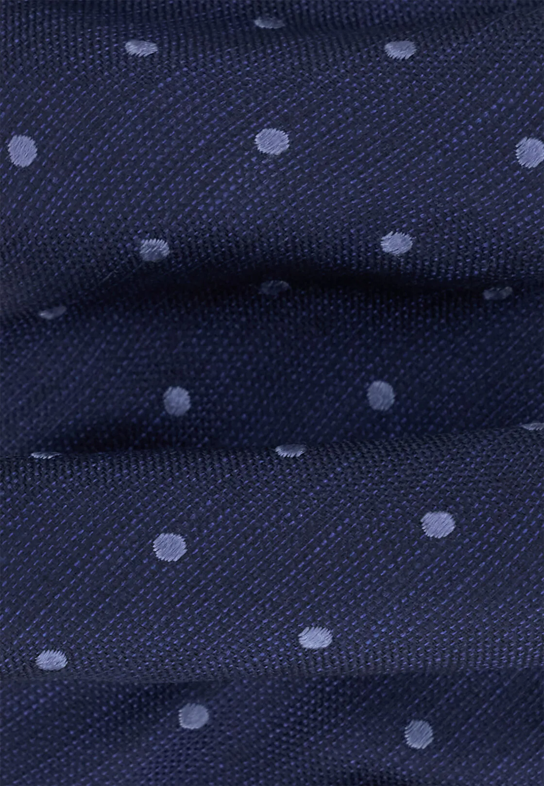 Boggi, Cravatta Jacquard Motivo Pois In Seta, Uomo, Blu - immagine 2