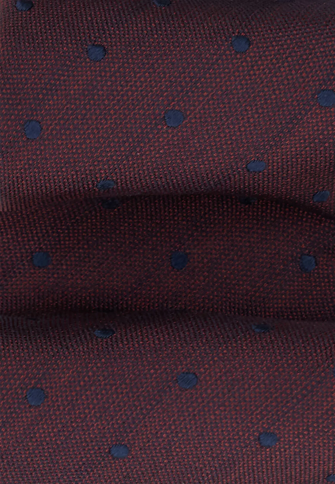 Boggi, Cravatta Jacquard Motivo Pois In Seta, Uomo, Burgundy - immagine 2