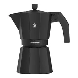 Caffettiera Alluminio 3 Tazze ITALEXPRESS Nero carbone 1361V - immagine 1