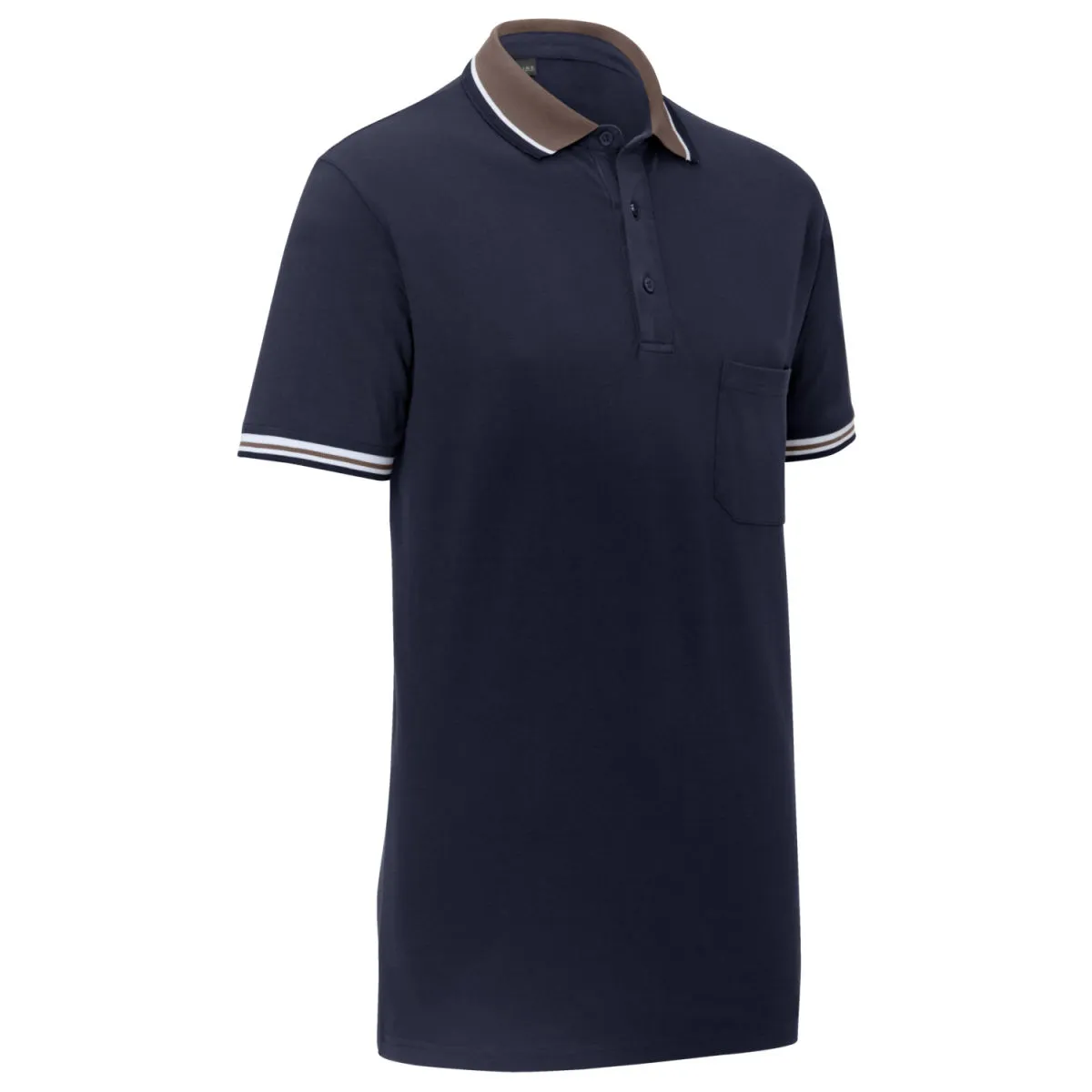 JOBELINE Polo da uomo Cato Line; Taglia S; blu navy - immagine 1