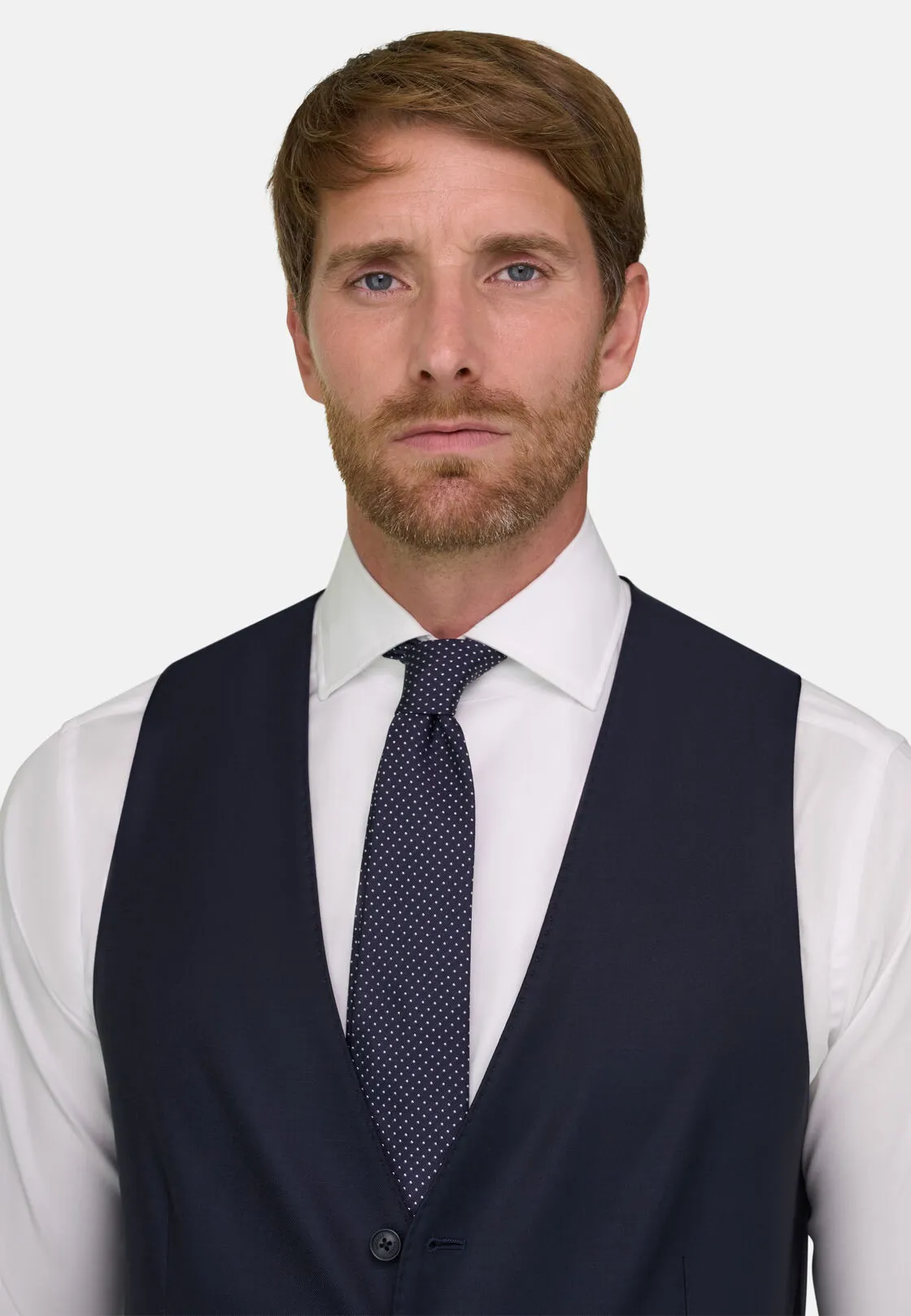 Boggi, Gilet Navy In Saglia Di Lana, Uomo, Navy, Taglia: L - immagine 3