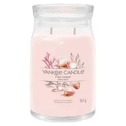 Candela profumata Pink sands (9,3x15,7cm) Giara L 65-80 ore SIGNATURE Rosa 1629962E - immagine 1