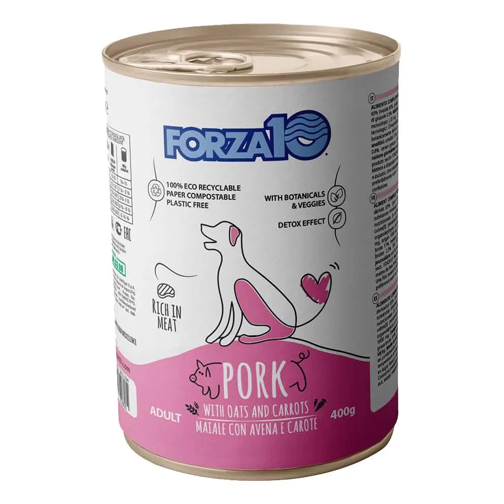 Forza10 mante anatra avena e piselli 400 g - immagine 1