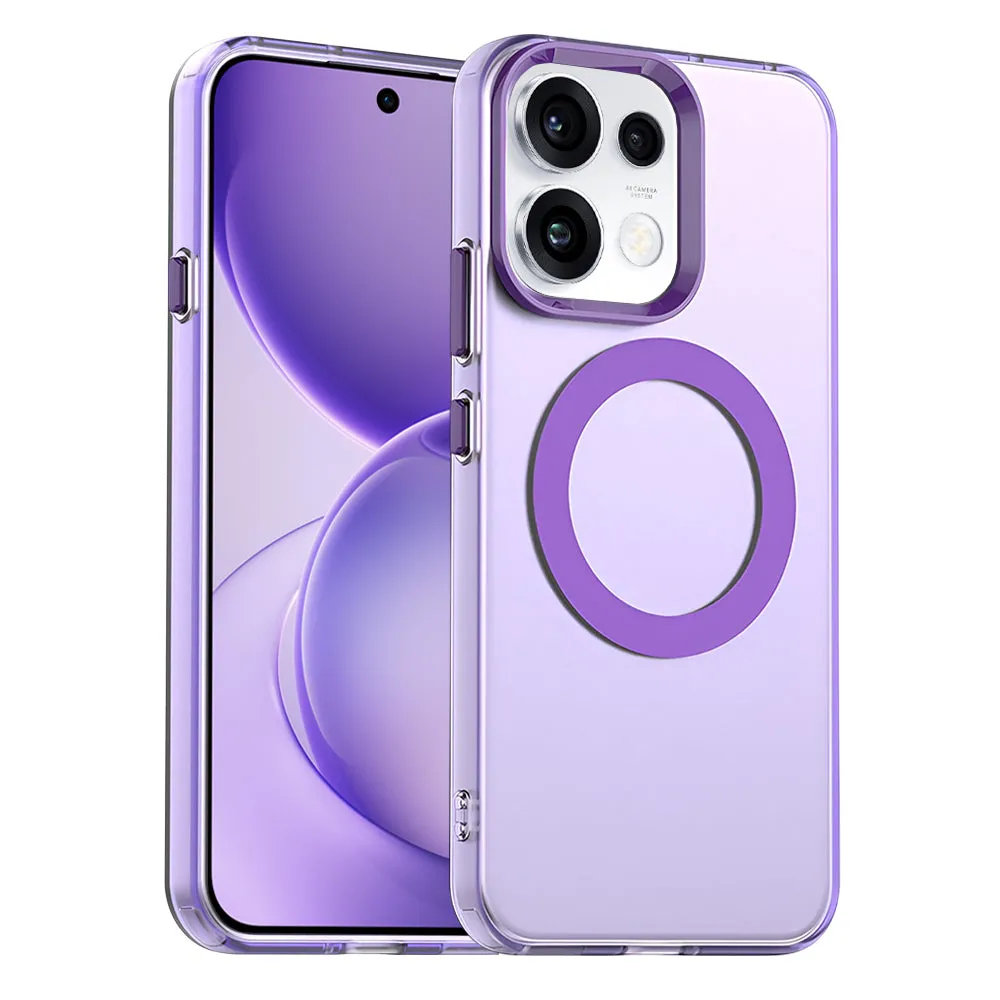Custodia MagSafe per Oppo Reno16 F / Reno16 FS, Techsuit, CandyCase, Viola - immagine 1