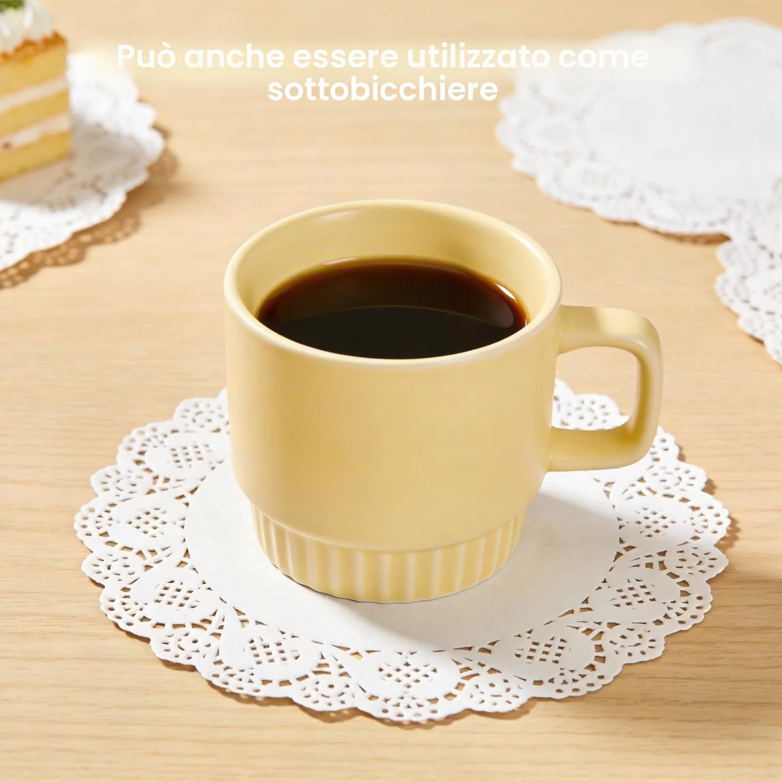 Centrini di Carta in Pizzo 250 Pezzi - Set da 5 Formati Rotondi, Ovali e Rettangolari - Centrini Carta Pizzo Monouso per Dolci, Torte, Decorazione Tavola e Fai-da-te - immagine 4