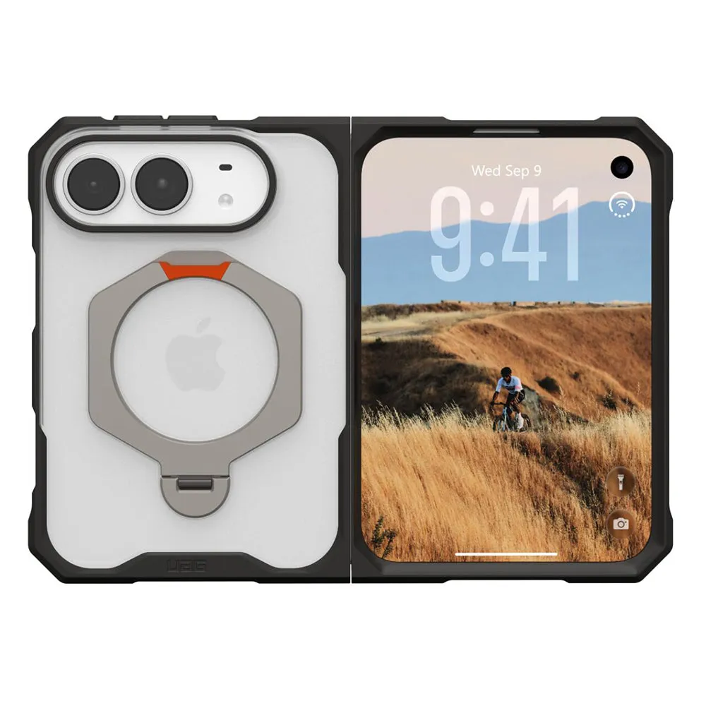 Custodia MagSafe per Apple iPhone Duo, Urban Armor Gear, Mouve XTE, Trasparente - immagine 1
