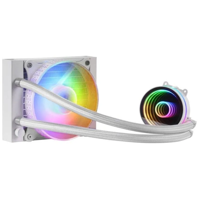 Refrigerazione Liquida Mars Gaming ML-ONE120 120mm 1 Ventola FRGB Bianco - immagine 1