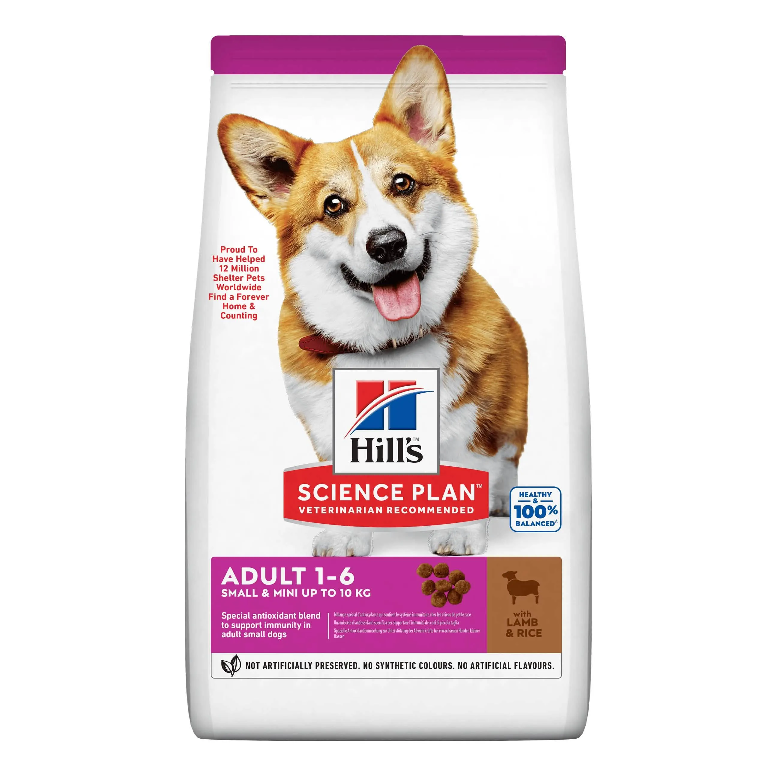 Science plan canine adult small&mini lamb&rice 1,5 kg - immagine 1