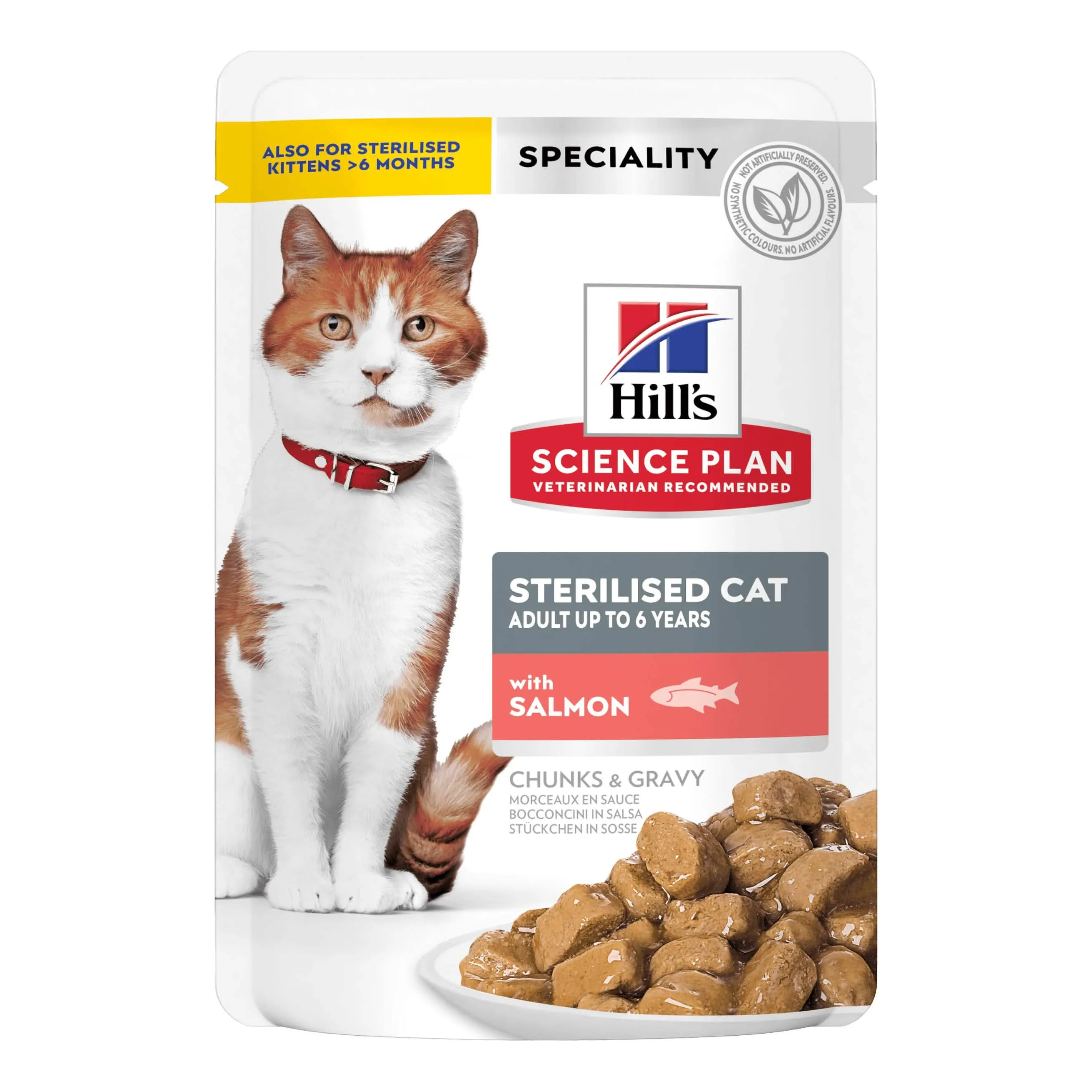 Science plan feline adult sterilized cat salmone 85 g - immagine 1