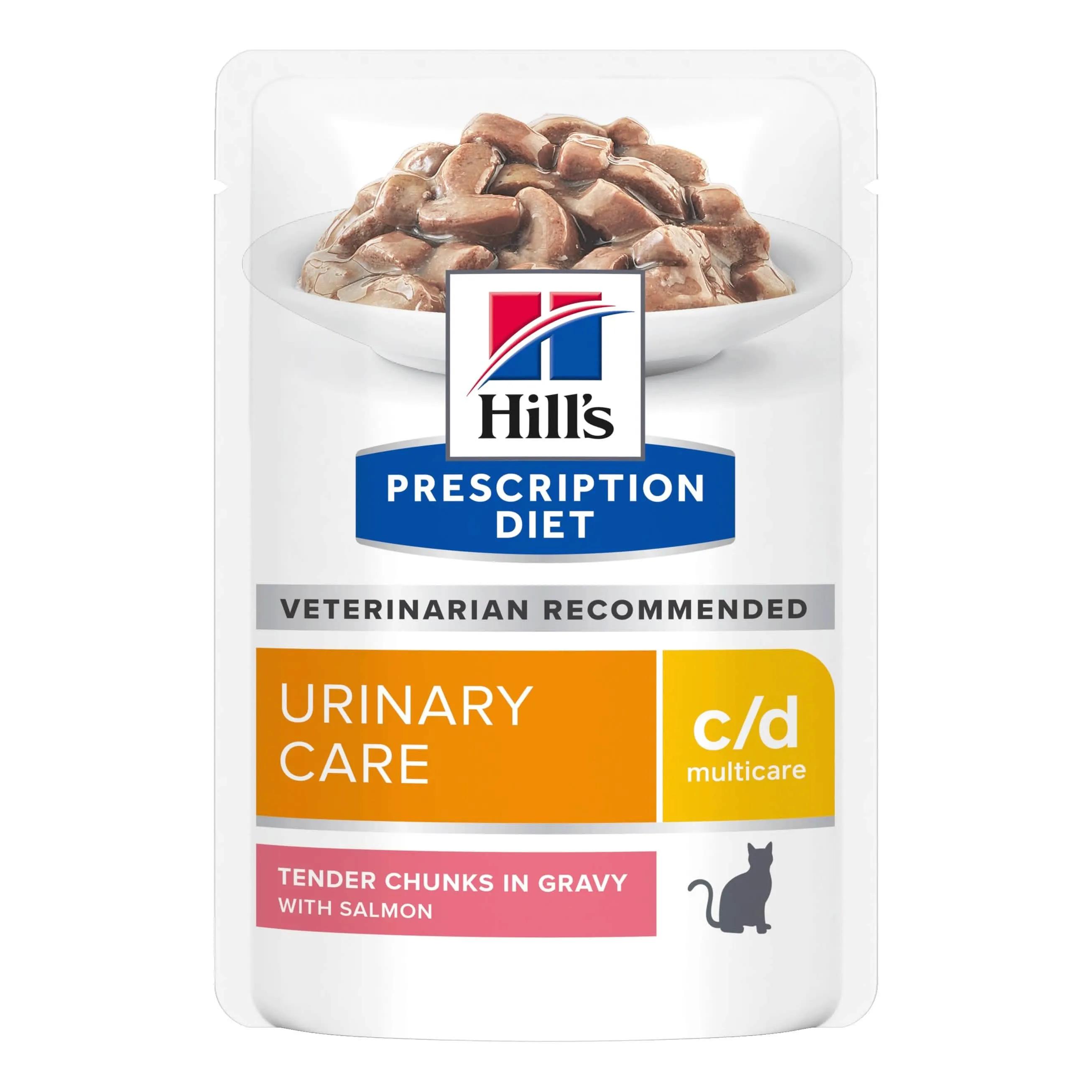 Prescription diet feline urinary care c/d salmon 85 g - immagine 1