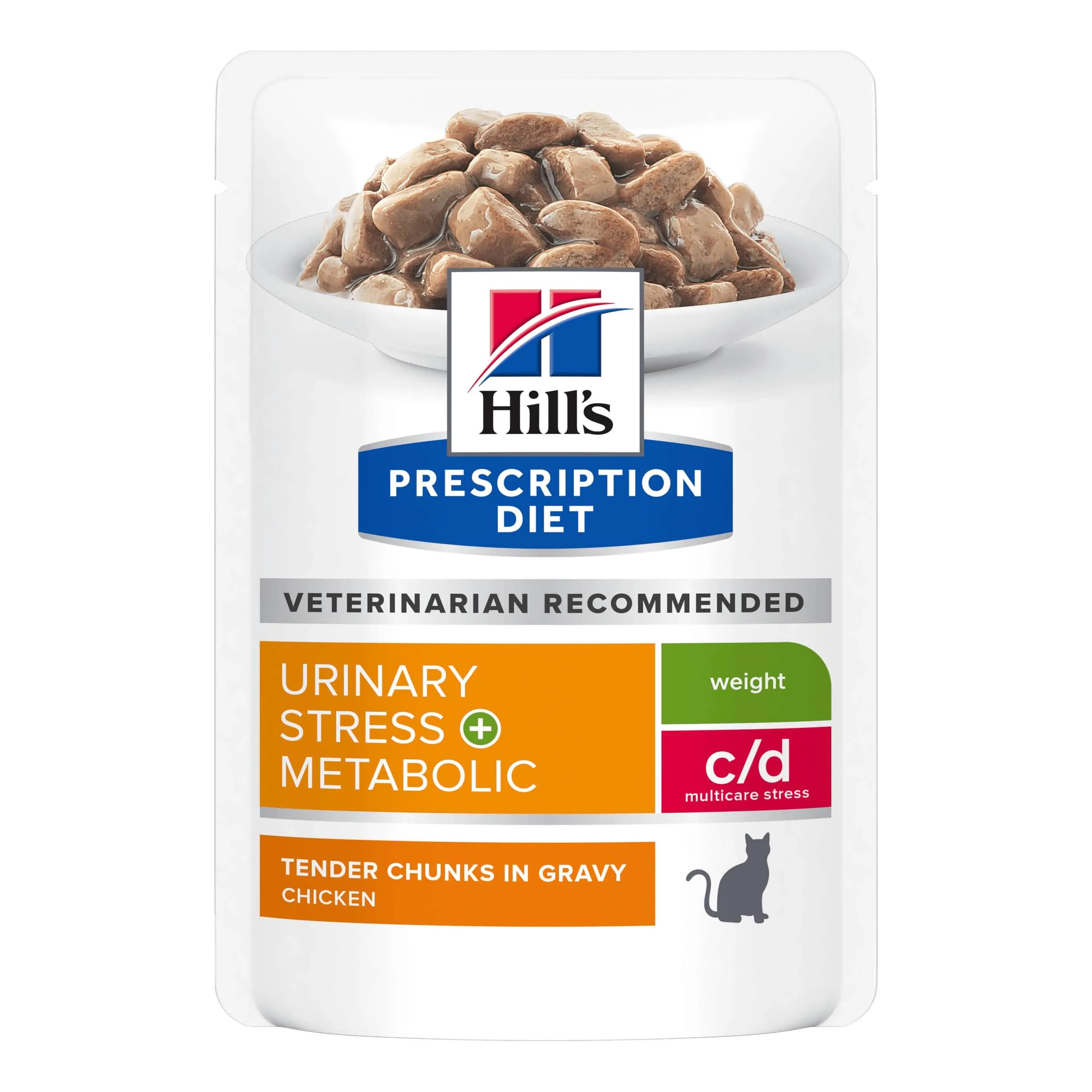 Prescription diet feline c/d urinary stress + metabolic 85 g case - immagine 1