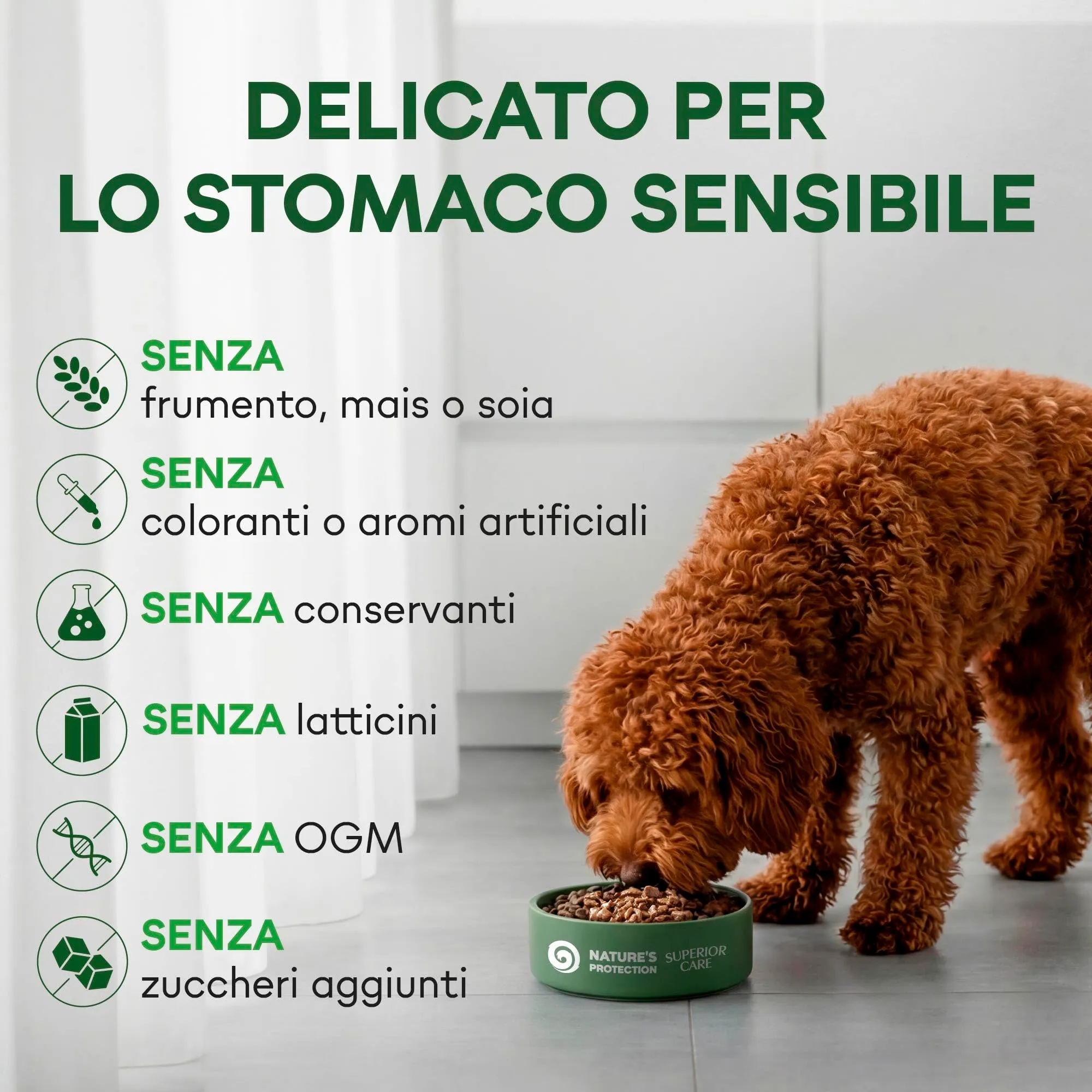Nature's Protection Superior Care Umido cani manto rosso, Salmone 12 x 85 g - immagine 5