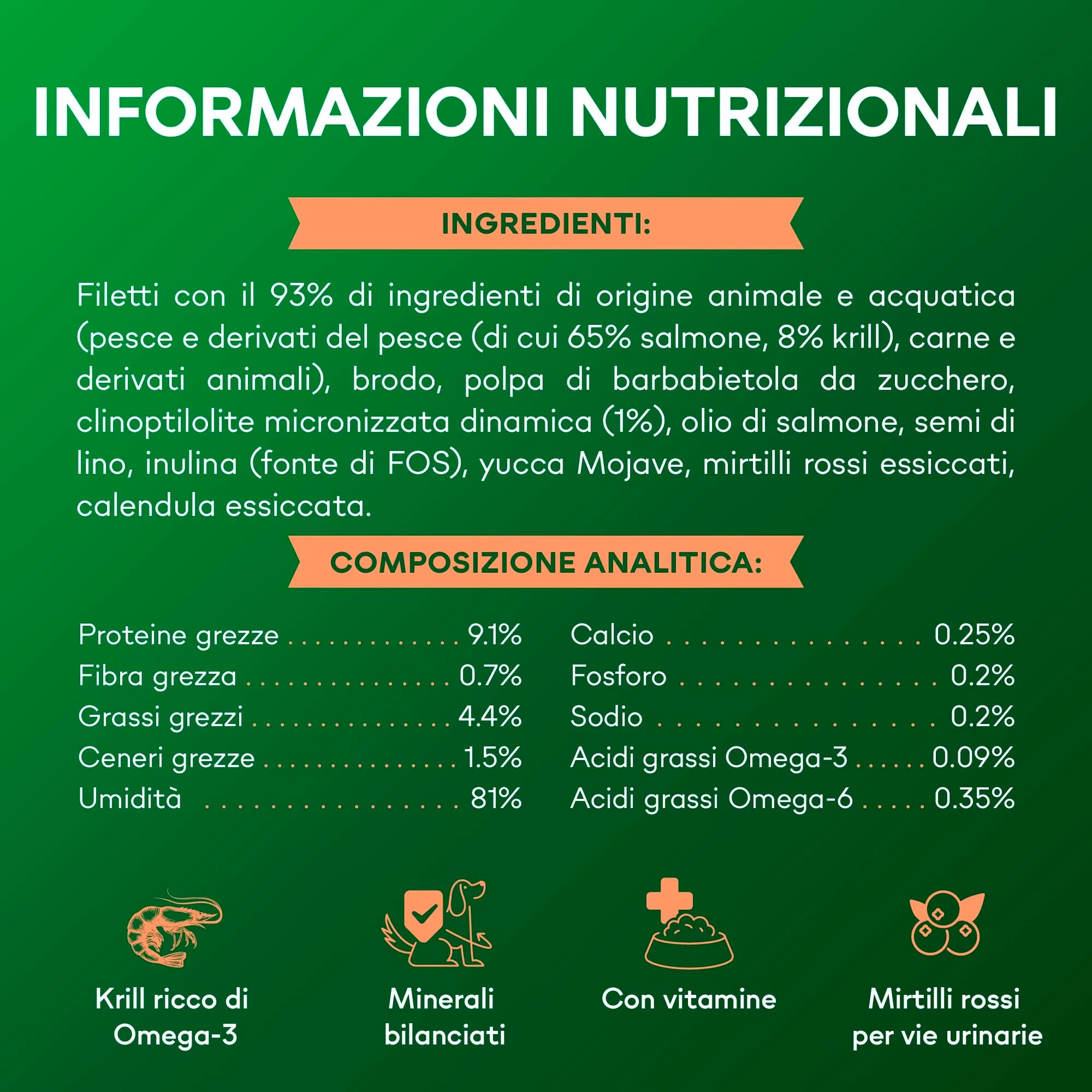 Nature's Protection Superior Care Umido cani manto rosso, Salmone 12 x 85 g - immagine 7