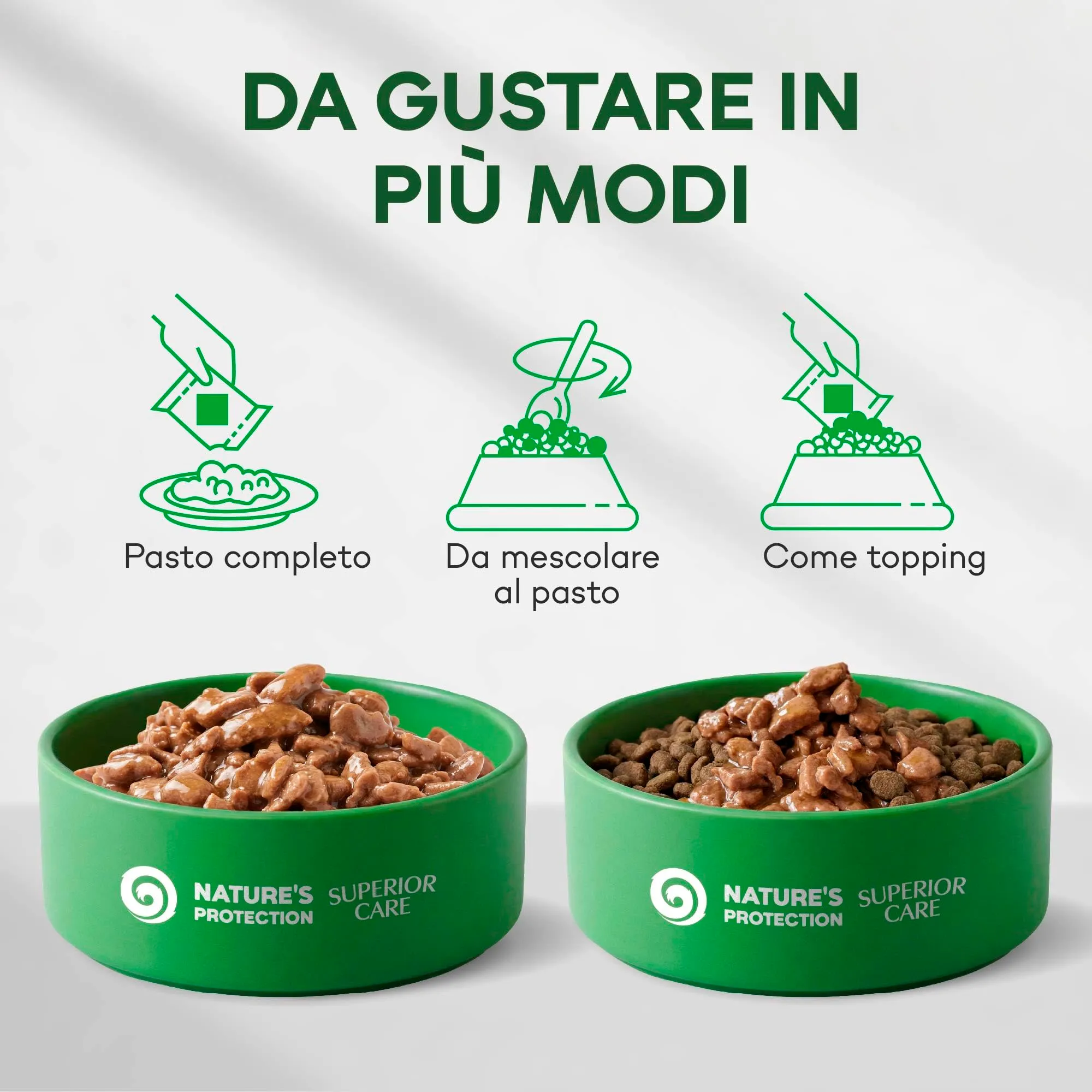 Nature's Protection Superior Care Umido cani manto rosso, Salmone 12 x 85 g - immagine 9