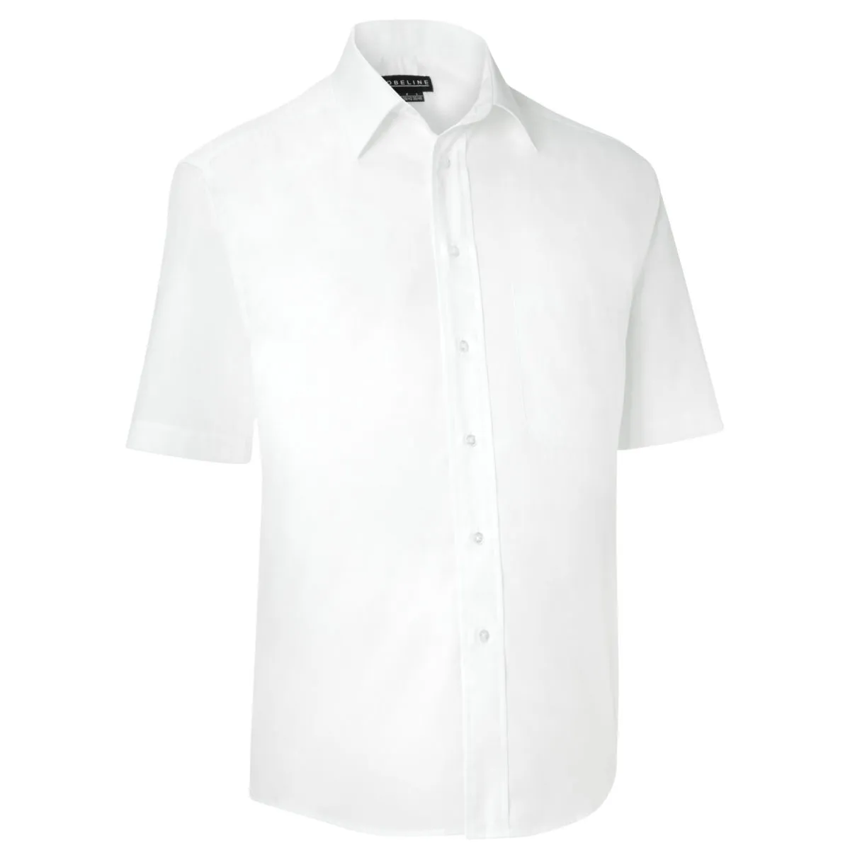PULSIVA Camicia da uomo Riky maniche corte; Taglia 37/38; bianco - immagine 1