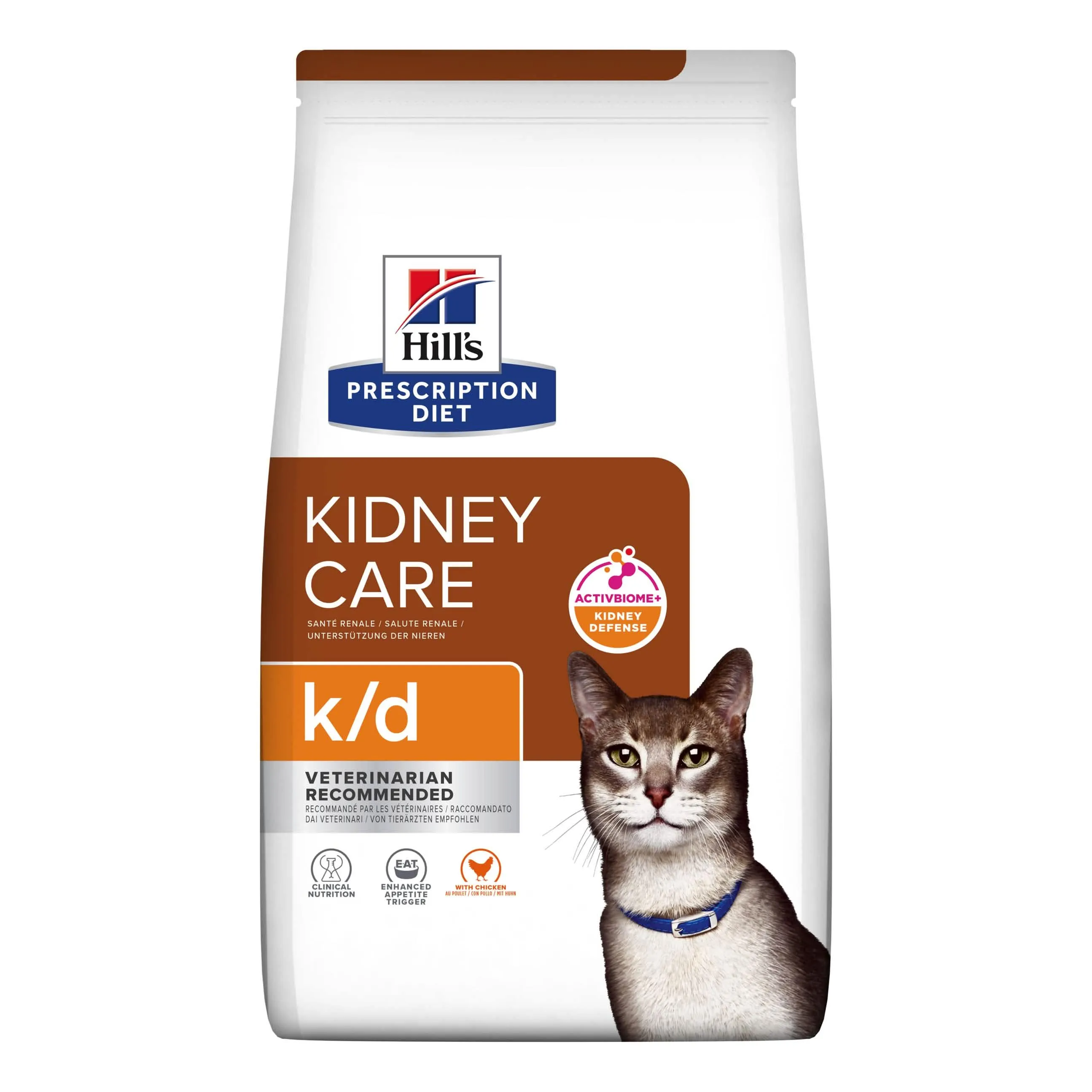 Prescription diet feline kidney care k/d chicken 3 kg - immagine 1