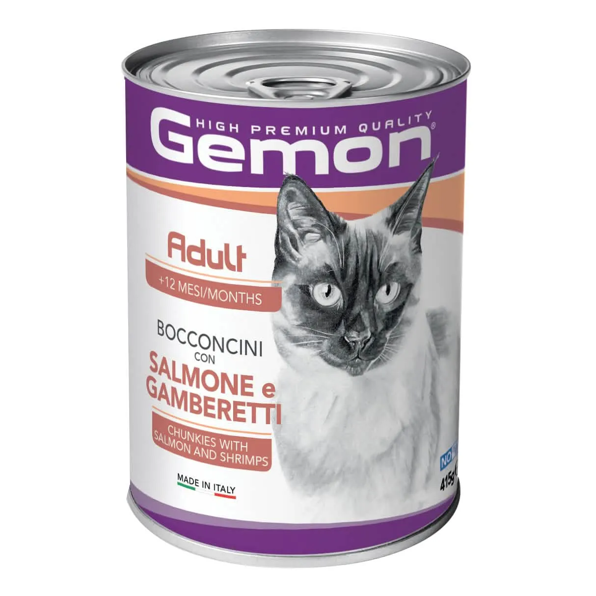 Gemon adult bocconcini salmone gamberetti 415 g - immagine 1